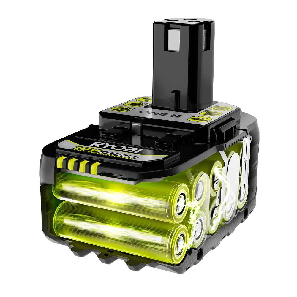 RYOBI ONE+ 18V Lithium-Ion HIGH PERFORMANCE Starter Kit with 2.0 Ah Battery, (2) 4.0 Ah Batteries, and Charger
