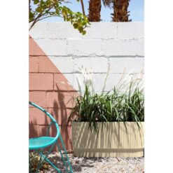 Veradek Demi 30 in. Rectangular Sand Plastic Long Planter (2-Pack)