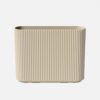 Veradek Demi Series Span 36 in. Rectagular Plastic-Stone Planter-(Sand)