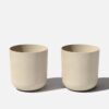 Veradek Kona 20 in. Sand Plastic Round Planter (2-Pack)