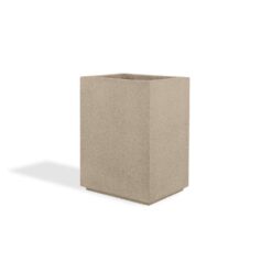 PolyStone Planters Cozumel Column 23 in. x 30 in. Sandstone Granite Composite Planter