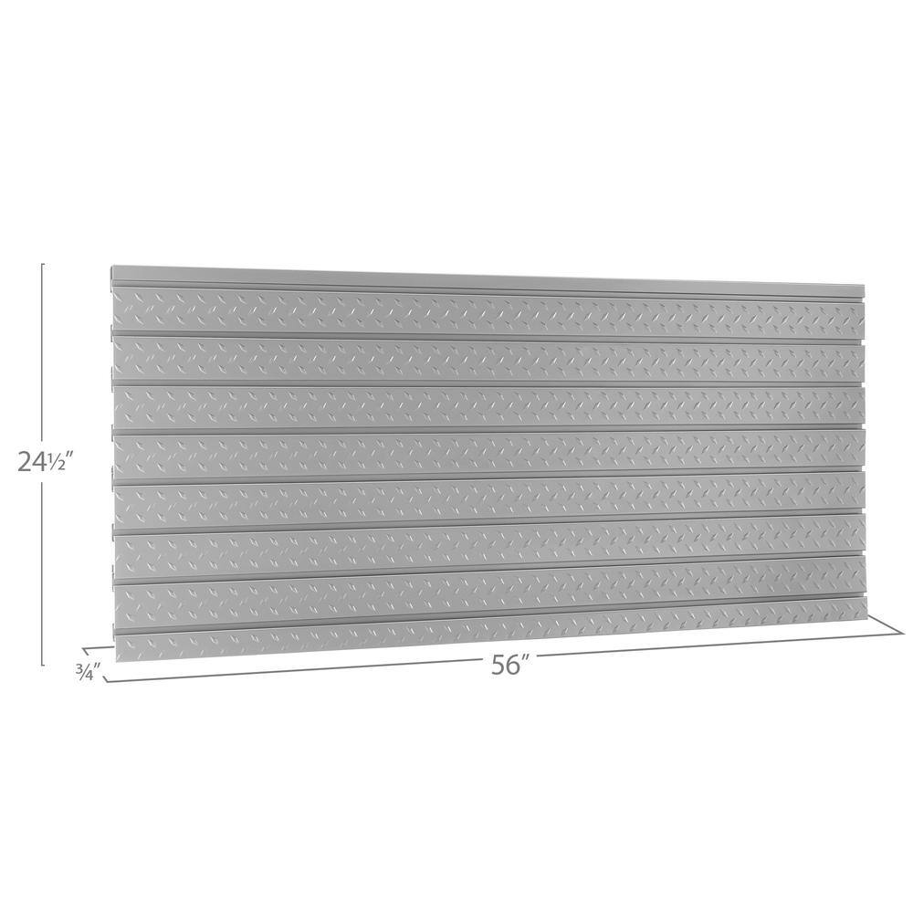 NewAge Products Pro 3.0 and Perf Plus 2.0 56 in. DP Slatwall Backsplash