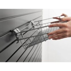 NewAge Products 71.75 in. H x 80 in. W PVC Slatwall Panels Set in Silver (40 sq. ft.)