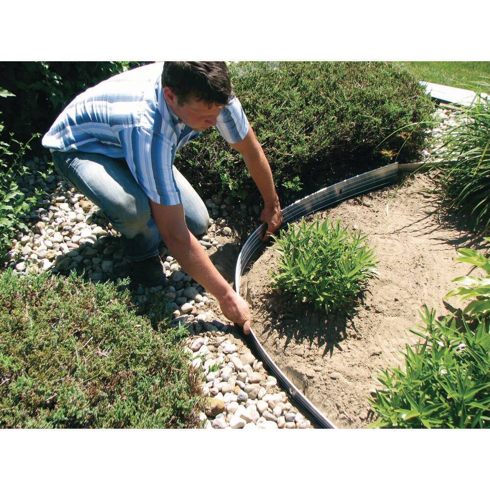 ProFlex 48 ft. x 0.18 in. x 4 in. Mill (Silver) Aluminum Edging Kit