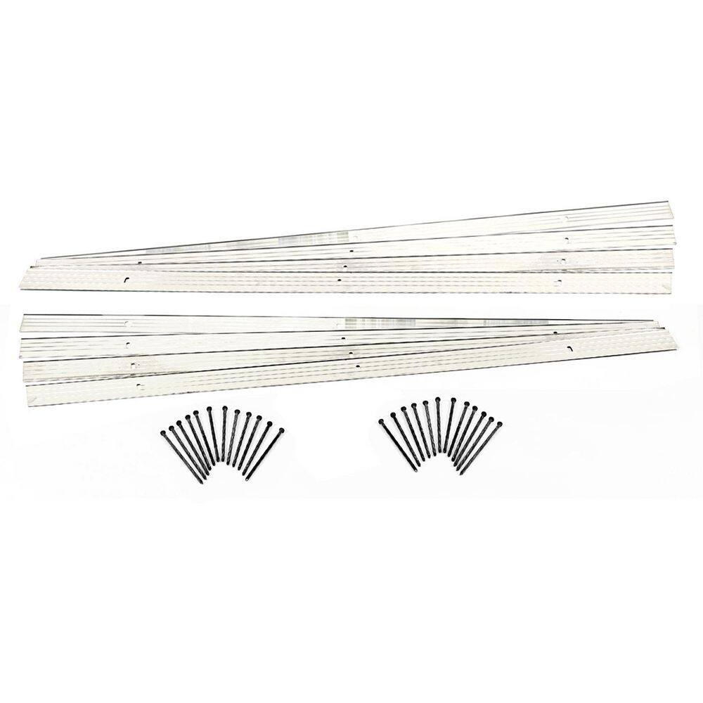 ProFlex 48 ft. x 0.18 in. x 4 in. Mill (Silver) Aluminum Edging Kit