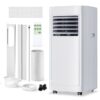 SIMZLIFE 8000(DOE) BTU Portable Air Conditioner with Remote Control, 3 in 1 AC Cooling Unit for Apartment, Bedroom, White