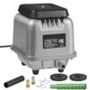 SKYSHALO Linear Air Pump, 109 L/Min Air Flow Septic Aerator Pump, Aeration System for 1/2 Acre 10 ft. Deep Ponds, Water Gardens