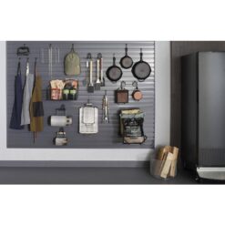 Gladiator GearWall 12 in. H x 96 in. W Slatwall Kit in Smoke (2-Pack)