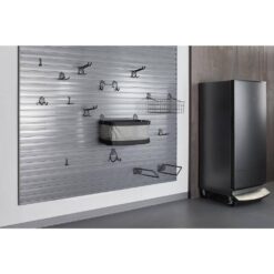 Gladiator GearWall 12 in. H x 96 in. W Slatwall Kit in Smoke (2-Pack)