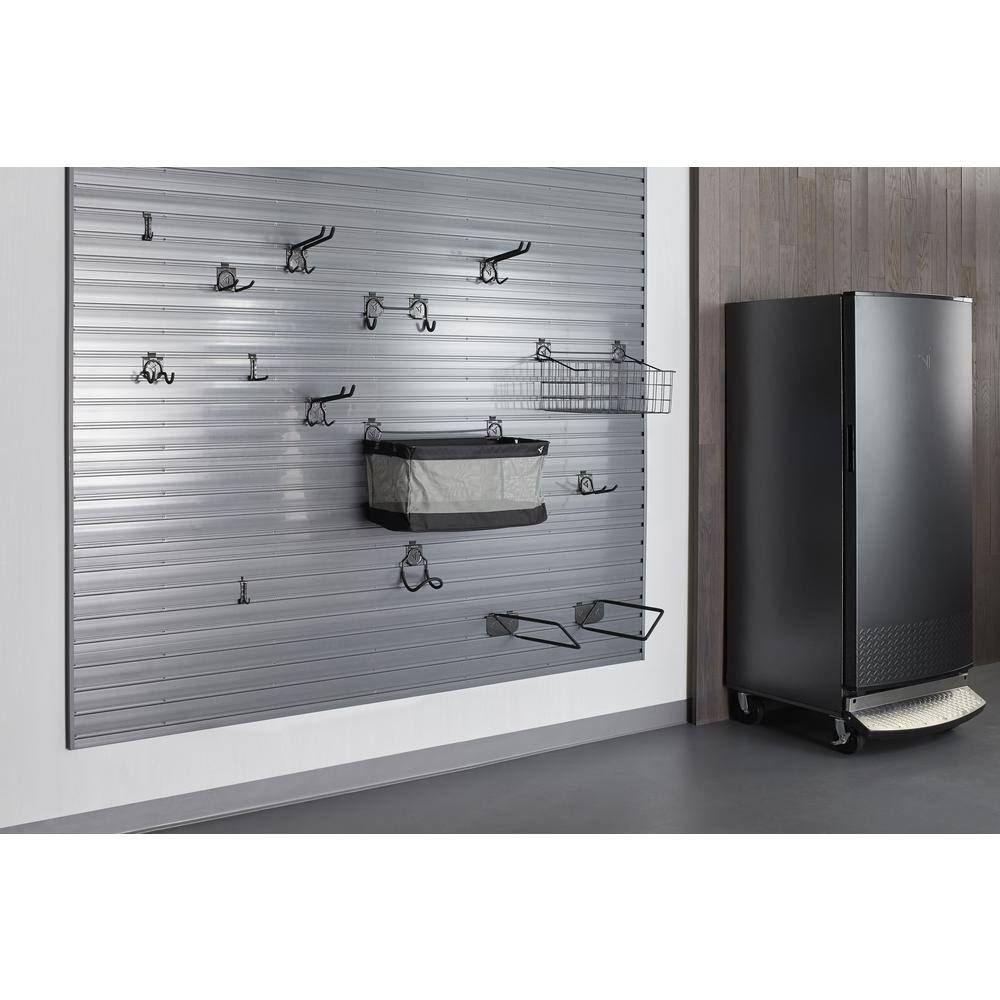 Gladiator GearWall 12 in. H x 96 in. W Slatwall Kit in Smoke (2-Pack)