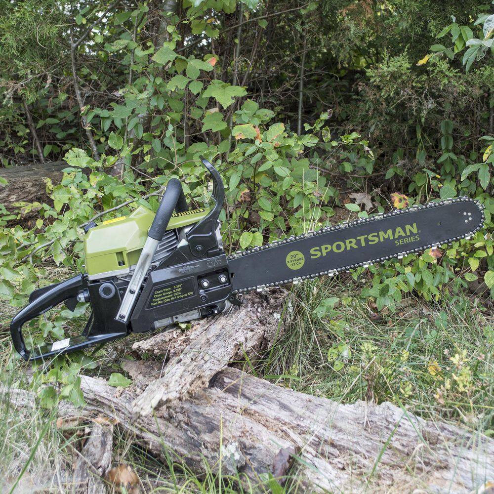Sportsman 20 in. 52 cc 2-Stroke Rear Handle Gas Chainsaw