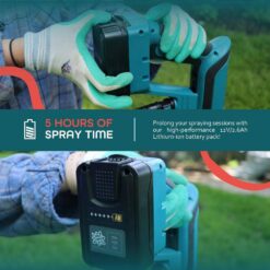 SPRAYMATE Shower Max 4 Gal. 12-Volt Battery-Powered Rolling Sprayer