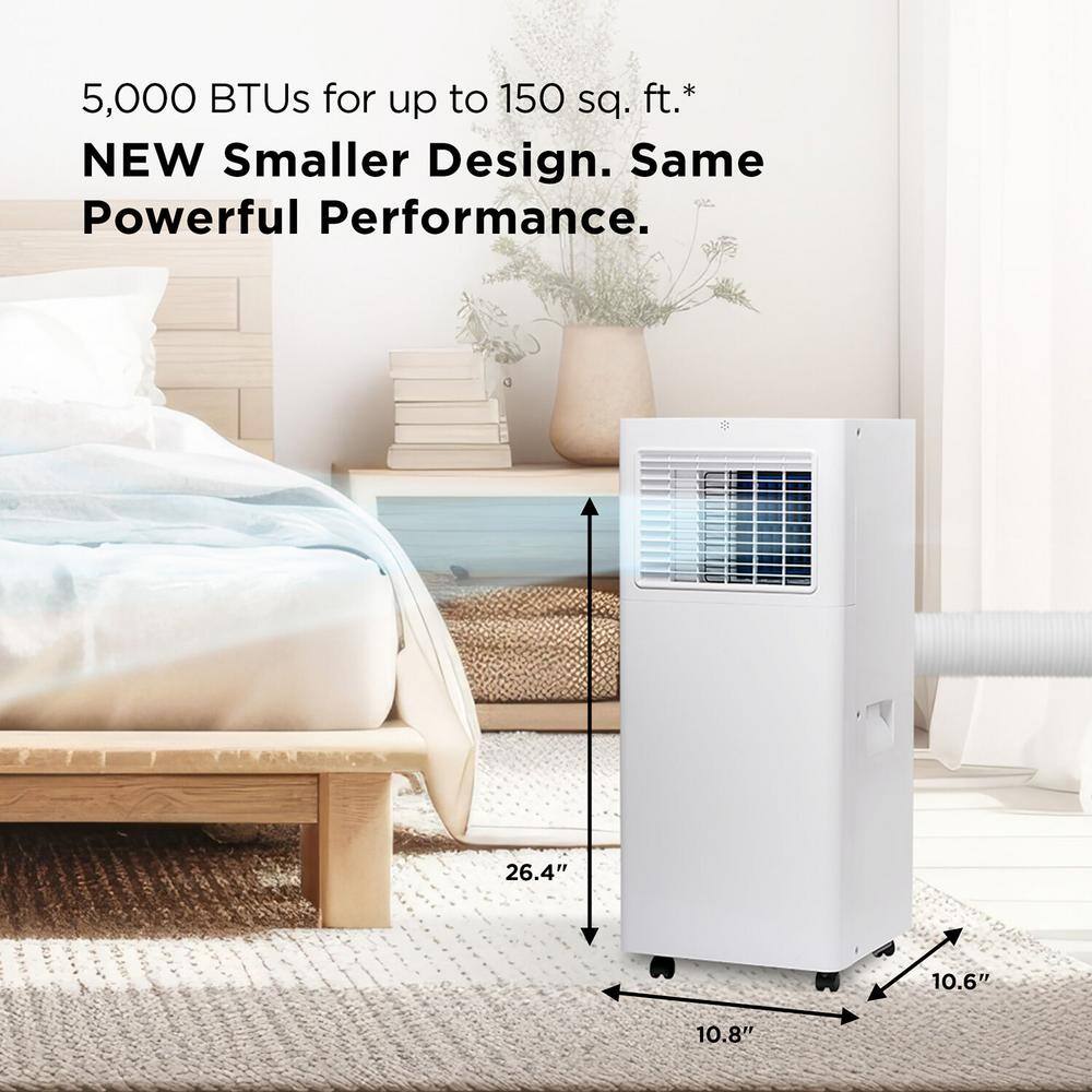 TCL 5,000 BTU Smart Portable Air Conditioner, Fan and Dehumidifier, 150 sq. ft., Ultra-Compact Design