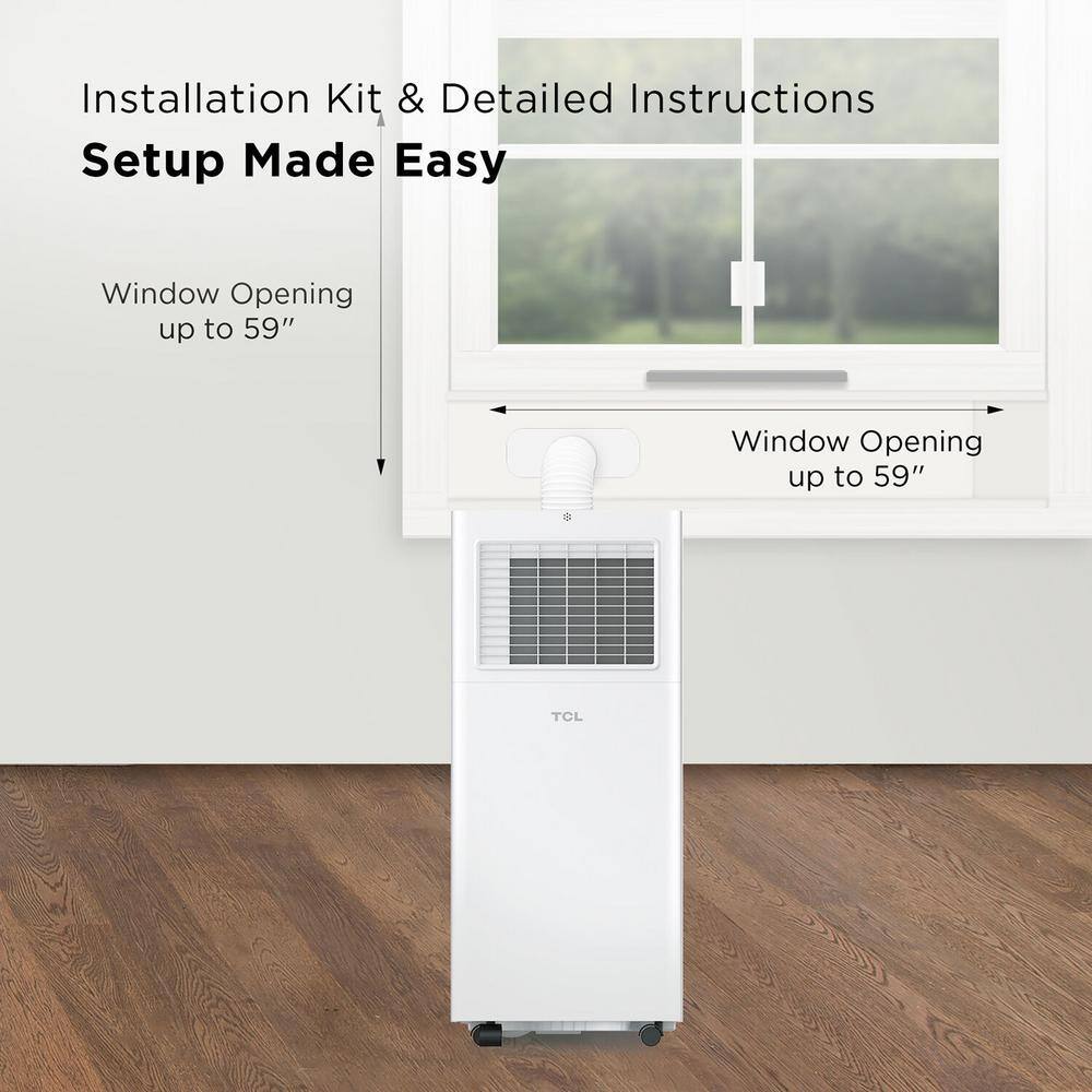 TCL 5,000 BTU Smart Portable Air Conditioner, Fan and Dehumidifier, 150 sq. ft., Ultra-Compact Design
