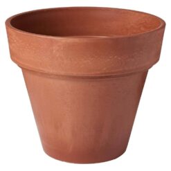 Arcadia Garden Products Traditional 21-1/2 in. x 20 in. Terra Cotta PSW Pot