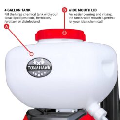 Tomahawk Power 4 Gal. Battery Powered Backpack Mosquito Fogger Sprayer 36V for Pest Control Ticks, Fleas, Flies, and Mosquitoes