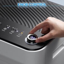 TURBRO 5,000 BTU Portable Air Conditioner Cools 300 Sq. Ft. with Dehumidifier and Fan in White