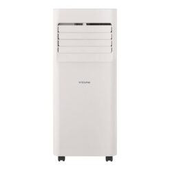Vissani 5,000 BTU 115-Volt 3-in-1 Portable Air Conditioner Unit Cools up to 150 sq. ft. with Dehumidifier and Remote in White