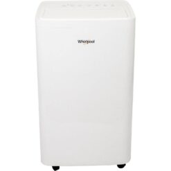 Whirlpool 8,300 BTU Portable Air Conditioner with Dehumidifier Cools 550 sq. ft with Remote, White