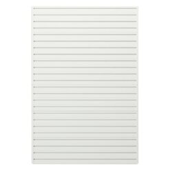 Flow Wall Modular Garage Wall Storage Panels in White