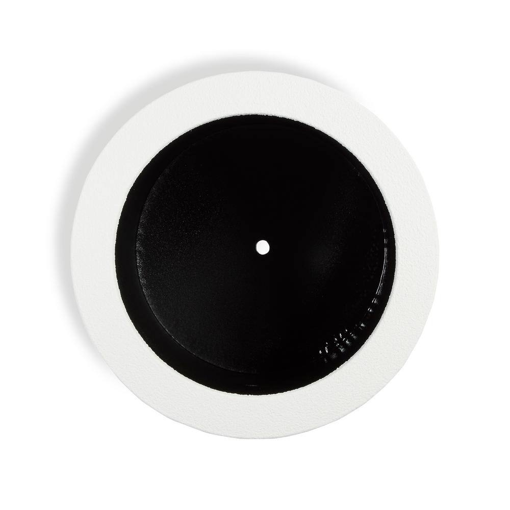 PolyStone Planters Baja Round 23 in. x 19 in. White Composite Planter