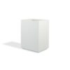 PolyStone Planters Cozumel Column 23 in. x 30 in. White Composite Planter