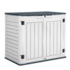Tozey 4 ft. 2 in. x 2 ft. 5 in. 205 Gal. Horizontal Resin Storage Deck Box