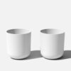 Veradek Kona 20 in. Round White Plastic Planter (2-Pack)