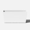 Veradek Midori 39 in. White Trough Plastic Planter