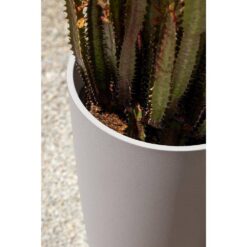 Veradek Selena 28 in. White Plastic Pot Planter (2-Pack)