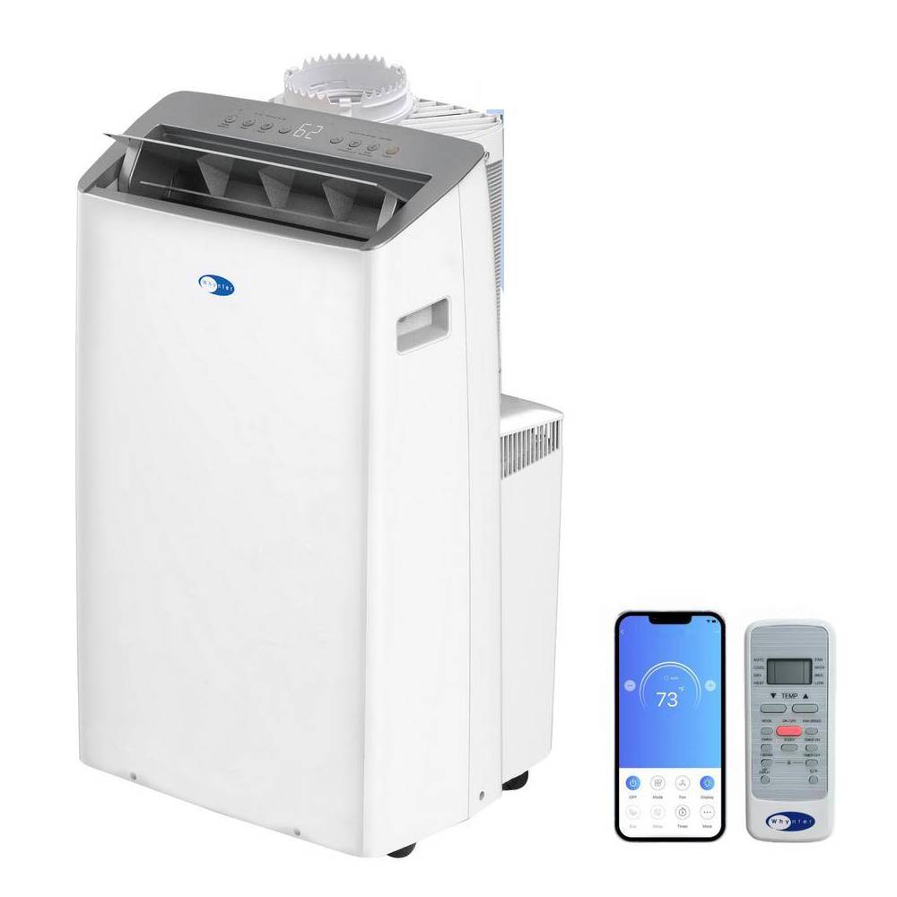 Whynter NEX 12,000 BTU Portable Air Conditioner Cools 600 sq.ft. with Dehumidifier and Wifi Enabled in White