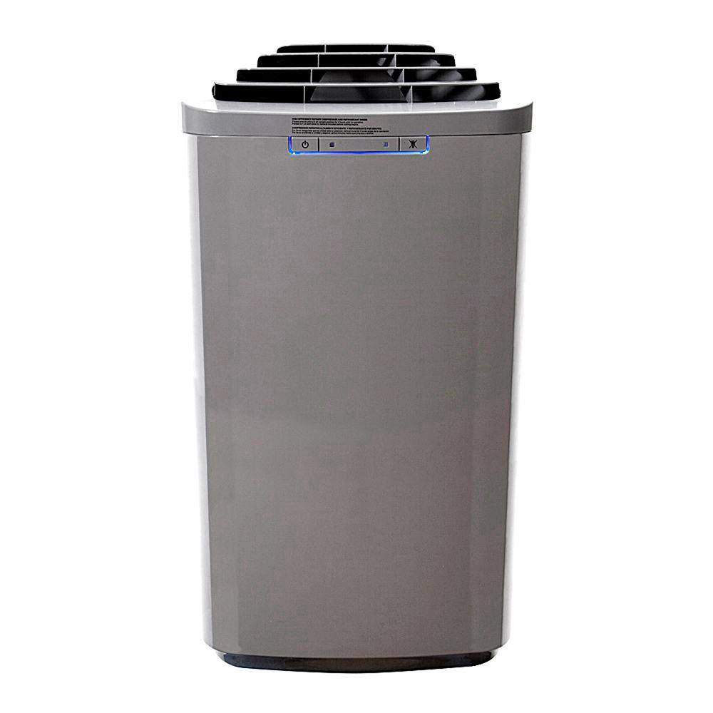 Whynter 6,345 BTU (13,000 BTU ASHRAE) Portable Air Conditioner Cools 420 Sq. Ft., Dehumidifier, Remote and Carbon Filter in Gray