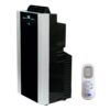 Whynter 9,200 BTU Portable Air Conditioner Cools 500 sq. ft. with Heater, Dehumidifier, and Remote in Black