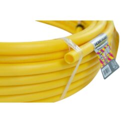 HOME-FLEX Underground 1/2in IPS New Install Kit (1)1/2inx100ft Pipe, (2)1/2in Couplers, (2)1/2in Meter Risers, Gas Line Detection