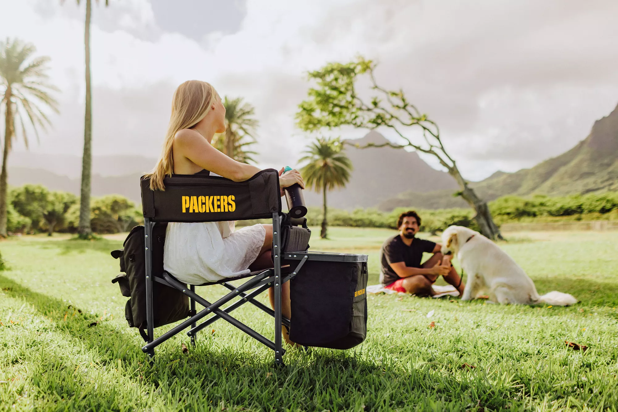 Picnic Time Green Bay Packers All-In-One Chair