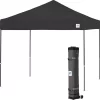 E-Z UP 10' x 10' Pyramid Instant Canopy, Black/Grey