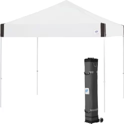 E-Z UP 10' x 10' Pyramid Instant Canopy, white