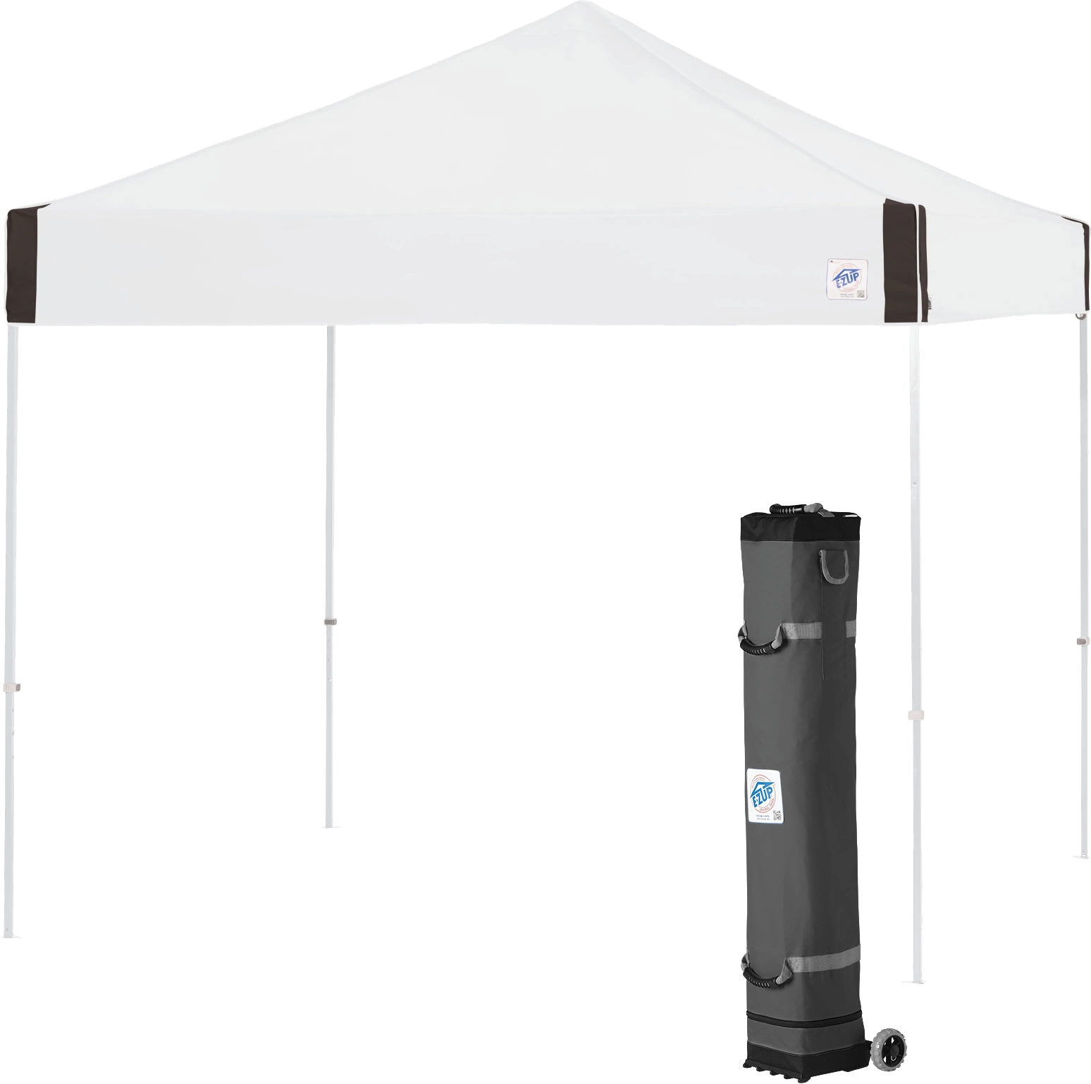 E-Z UP 10' x 10' Pyramid Instant Canopy, white