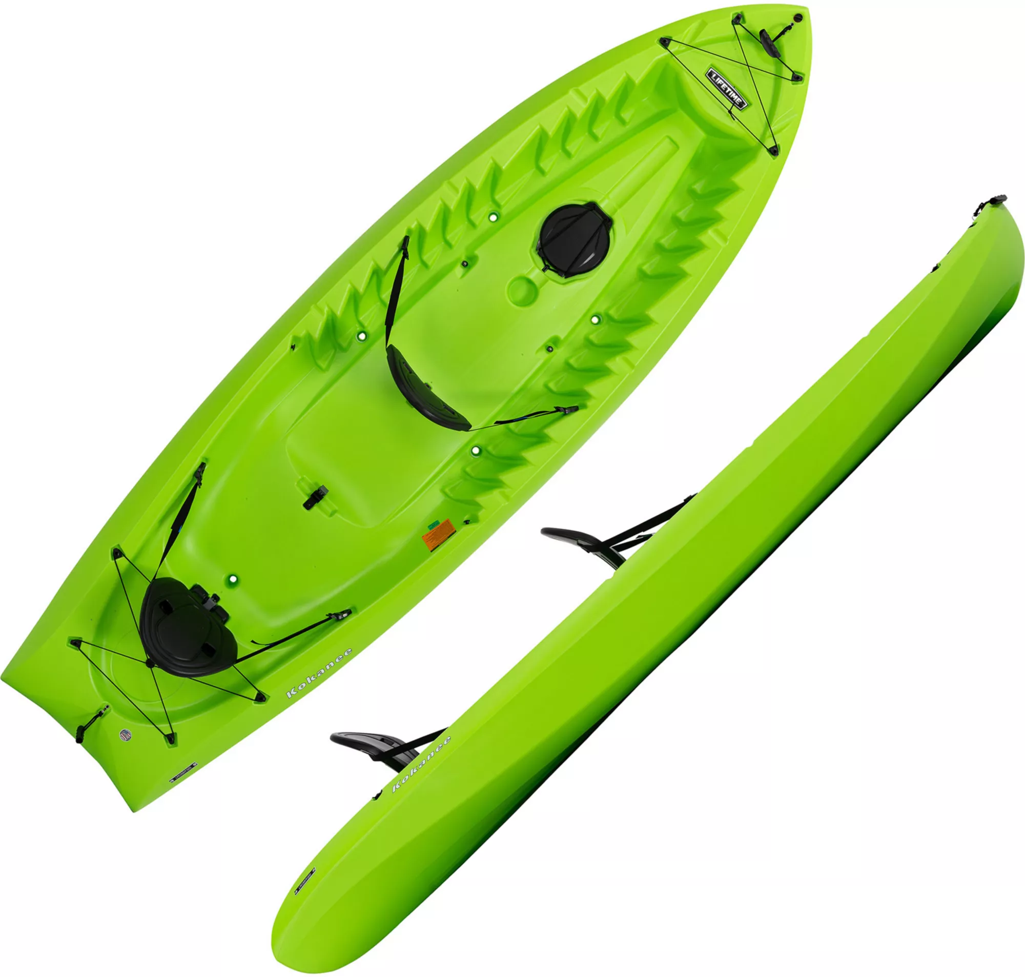 Lifetime Kokanee Tandem Angler Kayak, Lime Green