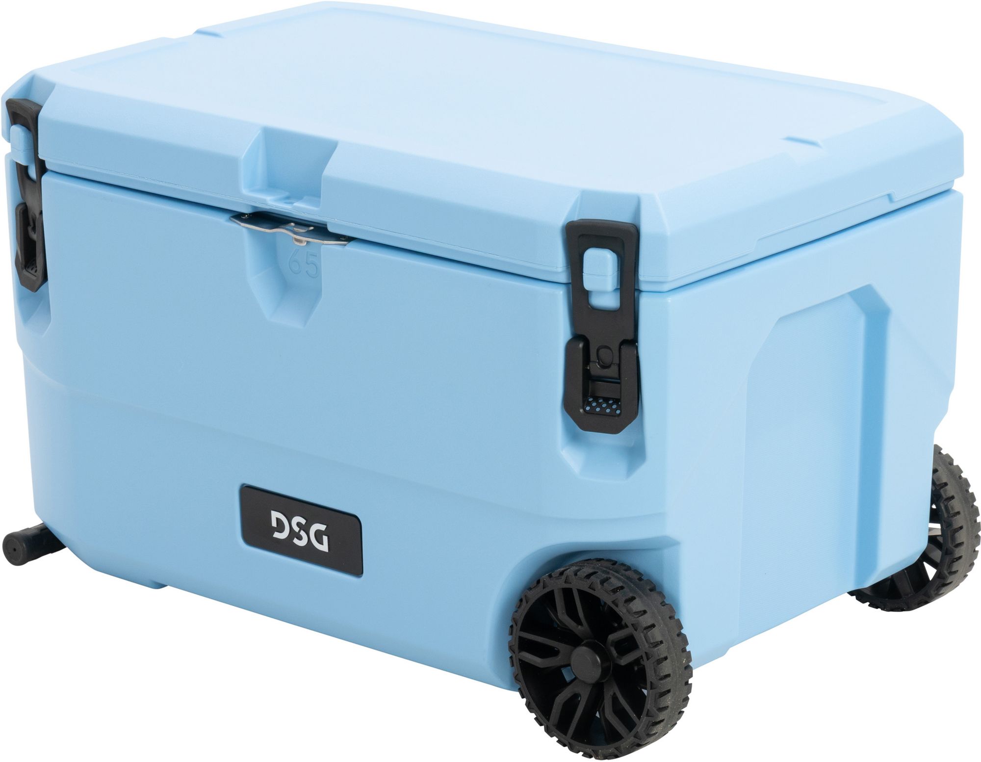 DSG Victory 65 Quart Hard Cooler with Wheels - Carolina Blue