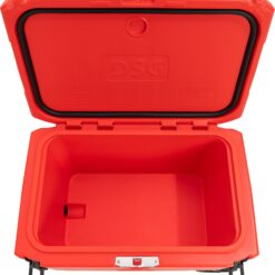 DSG Victory 65 Quart Hard Cooler with Wheels - Red