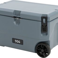 DSG Victory 65 Quart Hard Cooler with Wheels - Gray