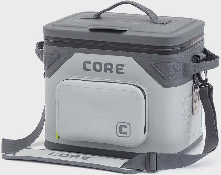 CORE CLIMAKEEP Magnetic 18-Can Soft Cooler - Grey