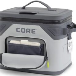 CORE CLIMAKEEP Magnetic 18-Can Soft Cooler - Grey