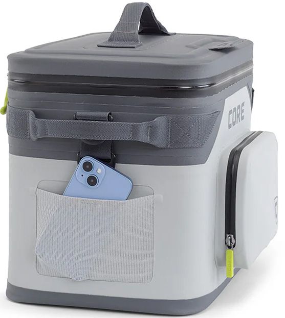 CORE CLIMAKEEP Magnetic 18-Can Soft Cooler - Grey