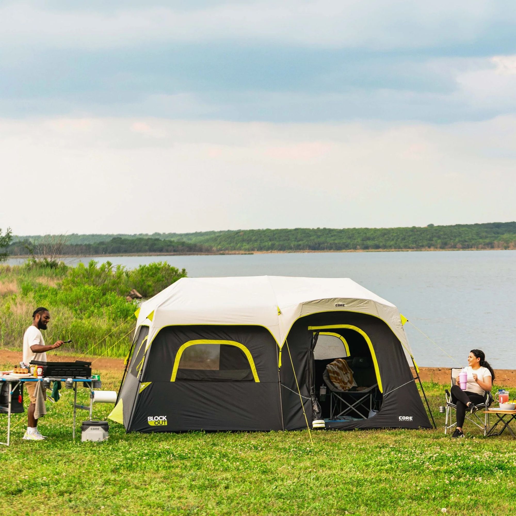 Core Equipment Instant Blockout Cabin 9 Person Tent