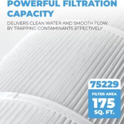 XtremepowerUS Replacement 4-Pack Pool Filter Cartridge 175 sq. ft for PLF175A, C1750 Series, CX1200-RE, CX1750RE, PXC175, PA175, C-8417, FC-1294