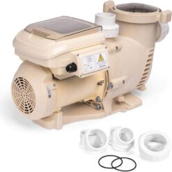 XtremepowerUS 1.75HP Variable Speed 230V In-Ground Pool Swimming Pool Pump, 4,425GPH Filter Basket Self Priming With 2" Fitting Included