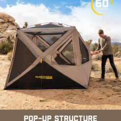 FanttikOutdoor Alpha C4 Ultra Camping Tent 4 Person Pop Up Instant Cabin