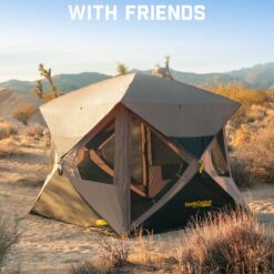 FanttikOutdoor Alpha C4 Ultra Camping Tent 4 Person Pop Up Instant Cabin